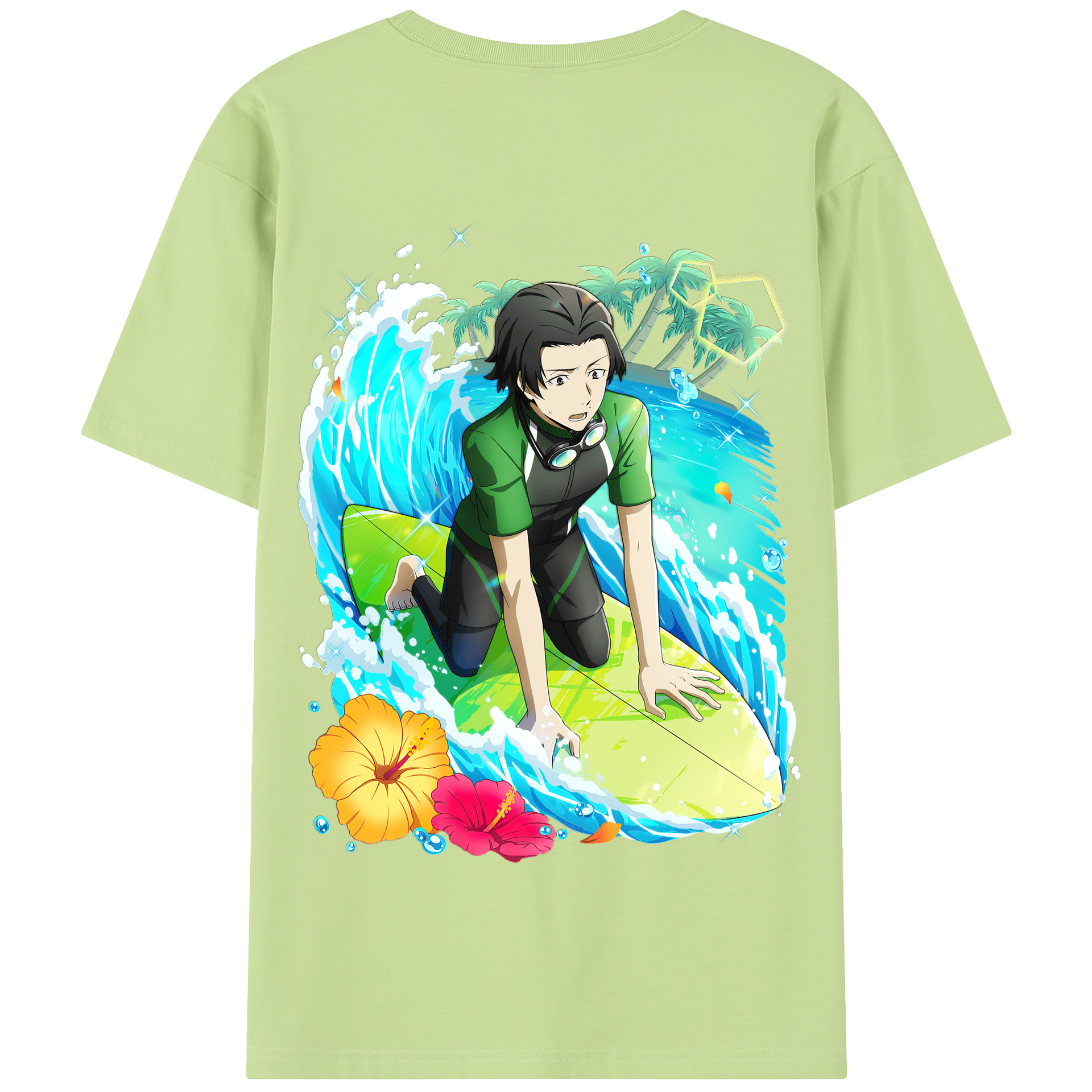 （画像用） 文豪ストレイドッグス Bungo Stray Dogs 綿100％半袖Tシャツ（背面プリント）